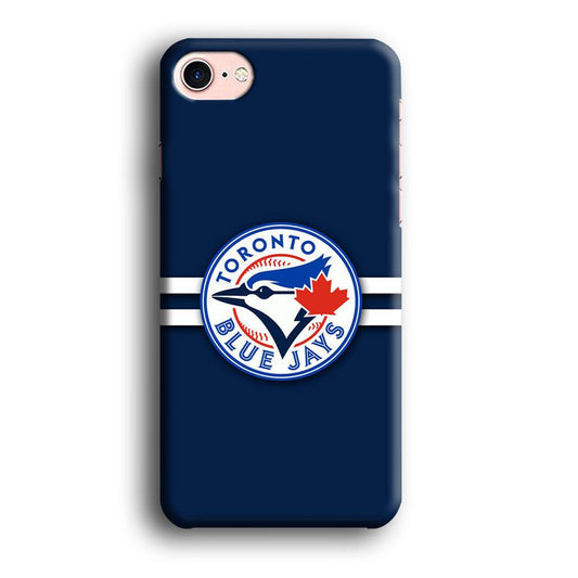 Baseball Toronto Blue Jays MLB 001 iPhone 8 Case-Plastic / Full Wrap (3D Case)-Xtracase