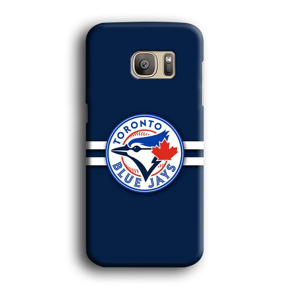 Baseball Toronto Blue Jays MLB 001 Samsung Galaxy S7 Edge Case-Plastic / Full Wrap (3D Case)-Xtracase