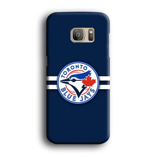 Baseball Toronto Blue Jays MLB 001 Samsung Galaxy S7 Edge Case-Plastic / Full Wrap (3D Case)-Xtracase