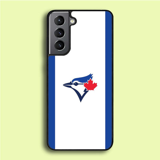 Baseball Toronto Blue Jays MLB 002 Samsung Galaxy S21 Case-Rubber / Black (2D Case)-Xtracase