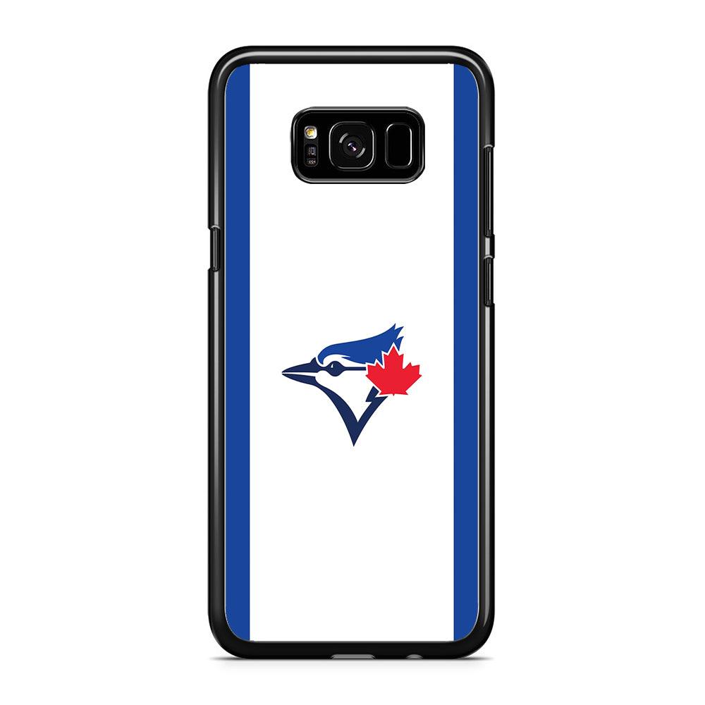 Baseball Toronto Blue Jays MLB 002 Samsung Galaxy S8 Case-Rubber / Black (2D Case)-Xtracase