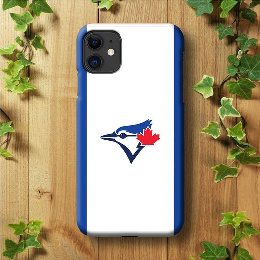 Baseball Toronto Blue Jays MLB 002 iPhone 11 Case-Plastic / Full Wrap (3D Case)-Xtracase