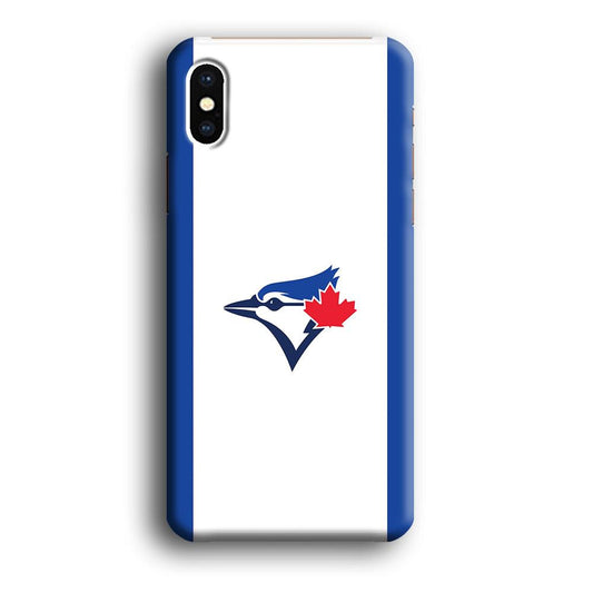 Baseball Toronto Blue Jays MLB 002 iPhone X Case-Plastic / Full Wrap (3D Case)-Xtracase