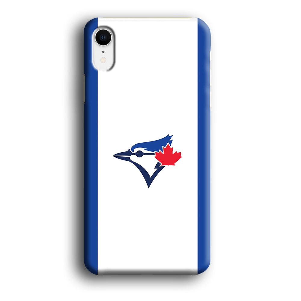 Baseball Toronto Blue Jays MLB 002 iPhone XR Case-Plastic / Full Wrap (3D Case)-Xtracase