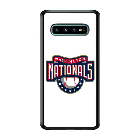 Baseball Washington Nationals MLB 001 Samsung Galaxy S10 Plus Case-Plastic / Full Wrap (3D Case)-Xtracase