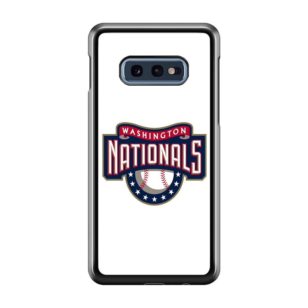 Baseball Washington Nationals MLB 001 Samsung Galaxy S10E Case-Plastic / Full Wrap (3D Case)-Xtracase