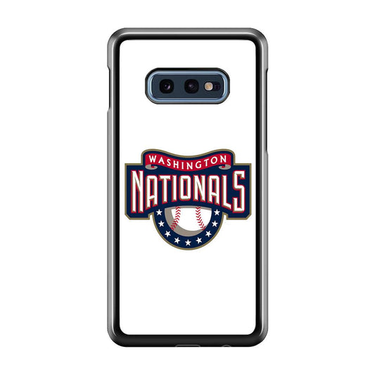 Baseball Washington Nationals MLB 001 Samsung Galaxy S10E Case-Plastic / Full Wrap (3D Case)-Xtracase