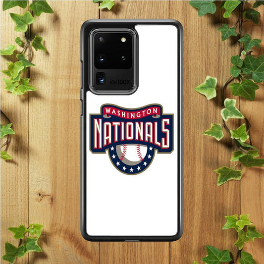 Baseball Washington Nationals MLB 001 Samsung Galaxy S20 Ultra Case-Plastic / Full Wrap (3D Case)-Xtracase