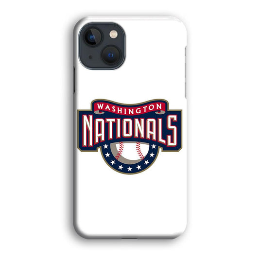 Baseball Washington Nationals MLB 001 iPhone 13 Mini Case-Plastic / Full Wrap (3D Case)-Xtracase