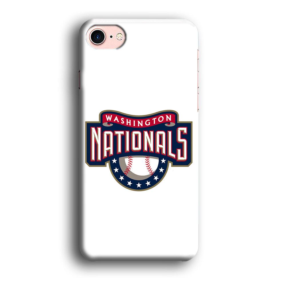 Baseball Washington Nationals MLB 001 iPhone SE 2020 Case-Plastic / Full Wrap (3D Case)-Xtracase