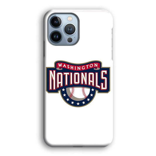 Baseball Washington Nationals MLB 001 iPhone 13 Pro Max Case-Plastic / Full Wrap (3D Case)-Xtracase