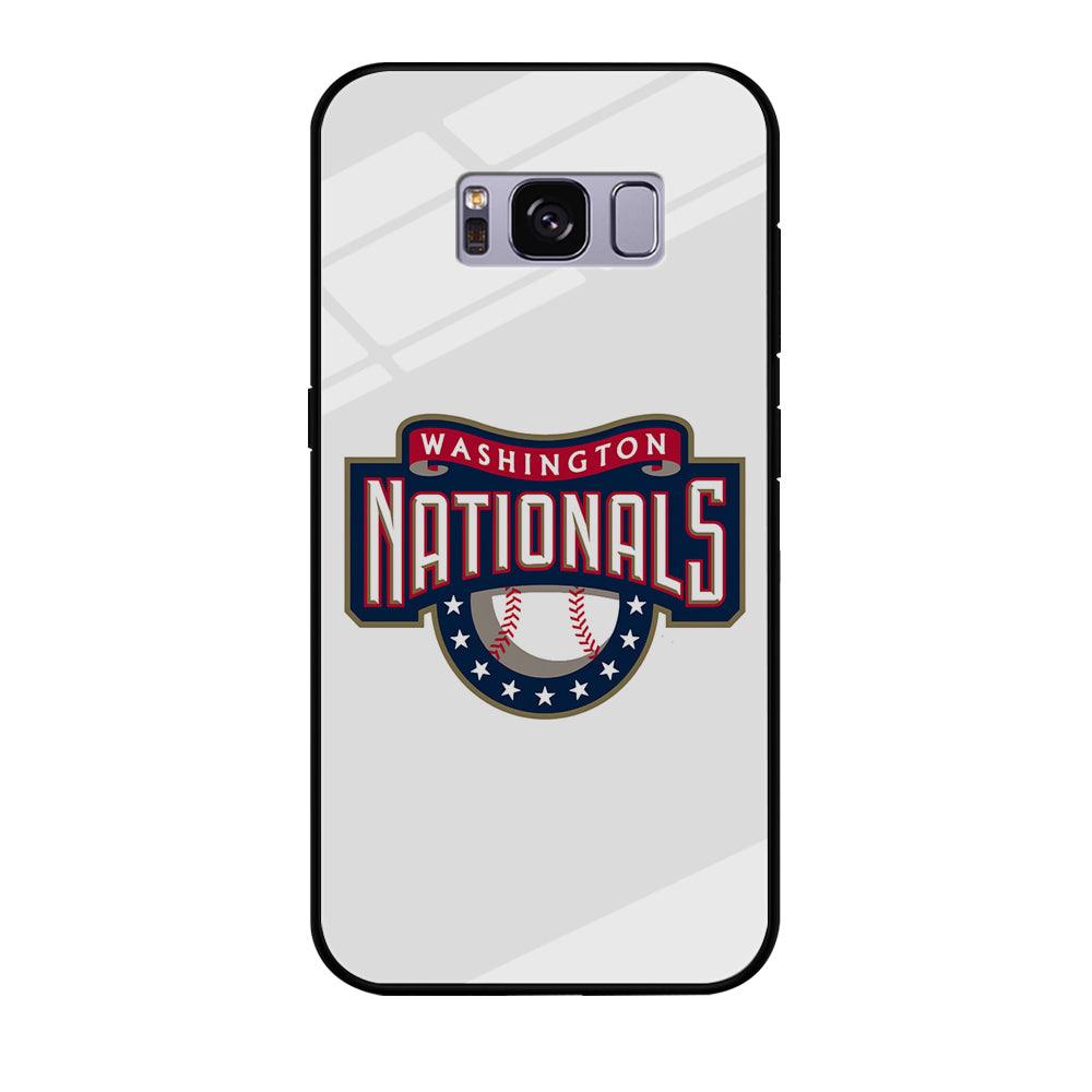 Baseball Washington Nationals MLB 001 Samsung Galaxy S8 Case-Tempered Glass Case-Xtracase