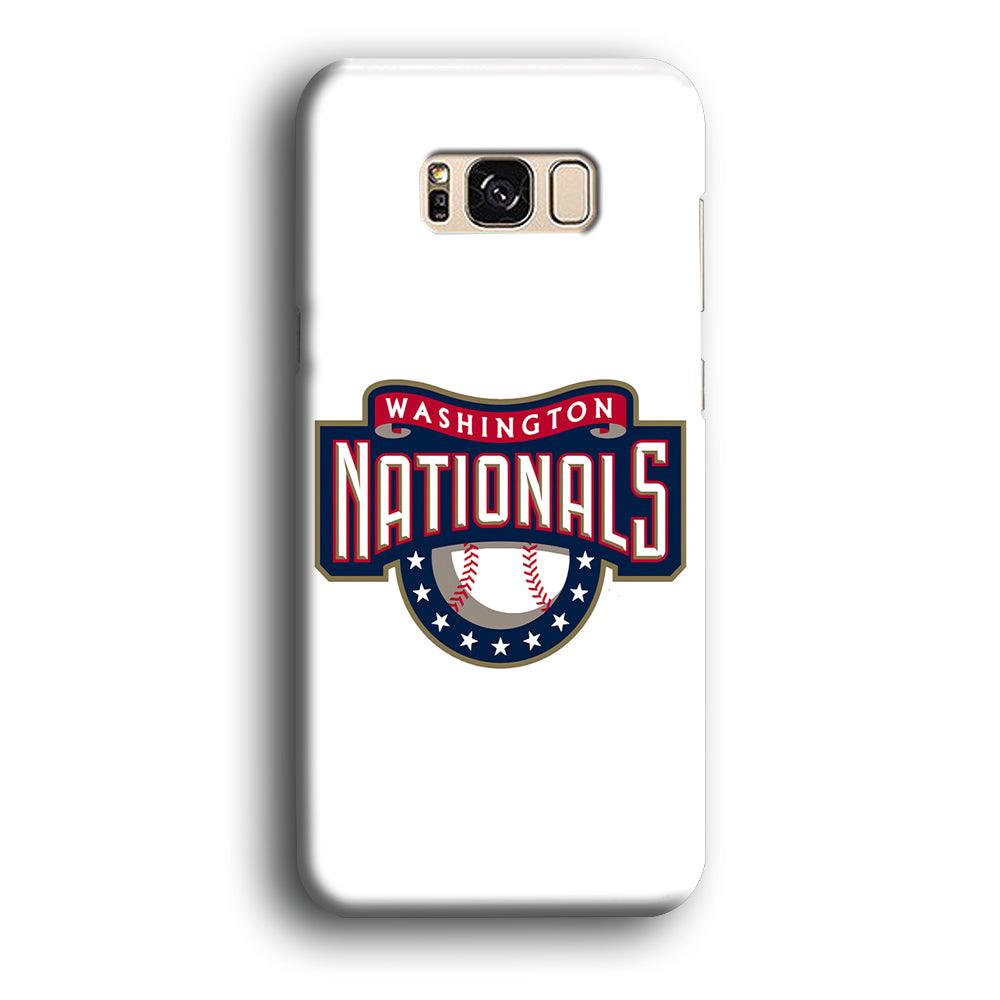 Baseball Washington Nationals MLB 001 Samsung Galaxy S8 Case-Plastic / Full Wrap (3D Case)-Xtracase