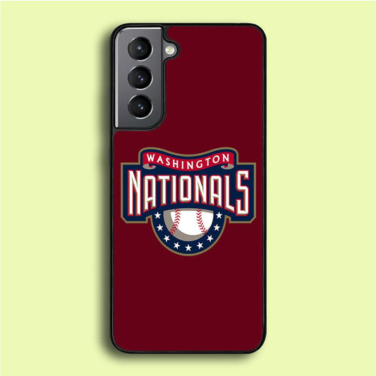 Baseball Washington Nationals MLB 002 Samsung Galaxy S21 Case-Plastic / Full Wrap (3D Case)-Xtracase