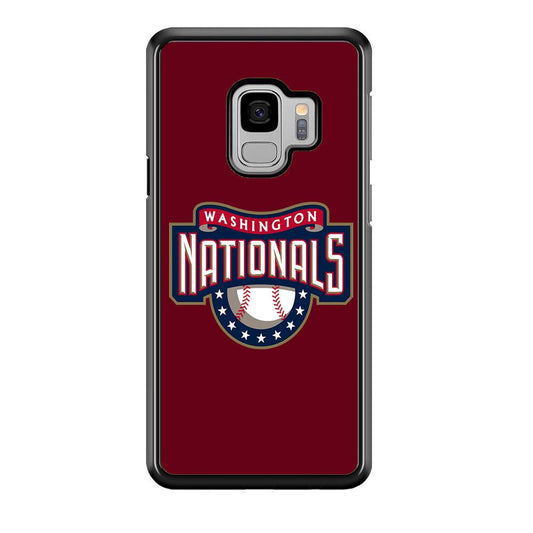 Baseball Washington Nationals MLB 002 Samsung Galaxy S9 Case-Plastic / Full Wrap (3D Case)-Xtracase