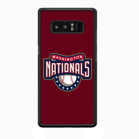 Baseball Washington Nationals MLB 002 Samsung Galaxy Note 8 Case-Plastic / Full Wrap (3D Case)-Xtracase