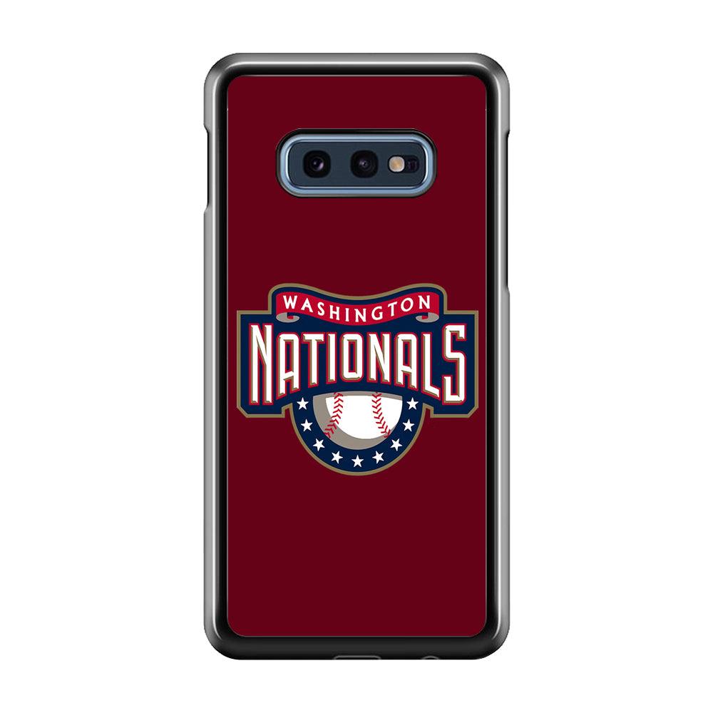 Baseball Washington Nationals MLB 002 Samsung Galaxy S10E Case-Plastic / Full Wrap (3D Case)-Xtracase
