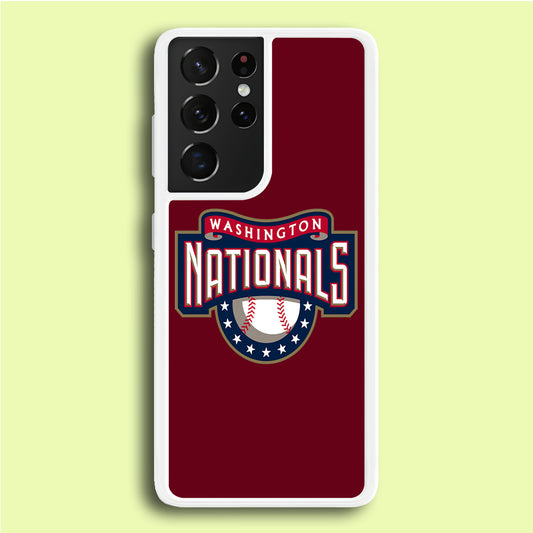 Baseball Washington Nationals MLB 002 Samsung Galaxy S21 Ultra Case