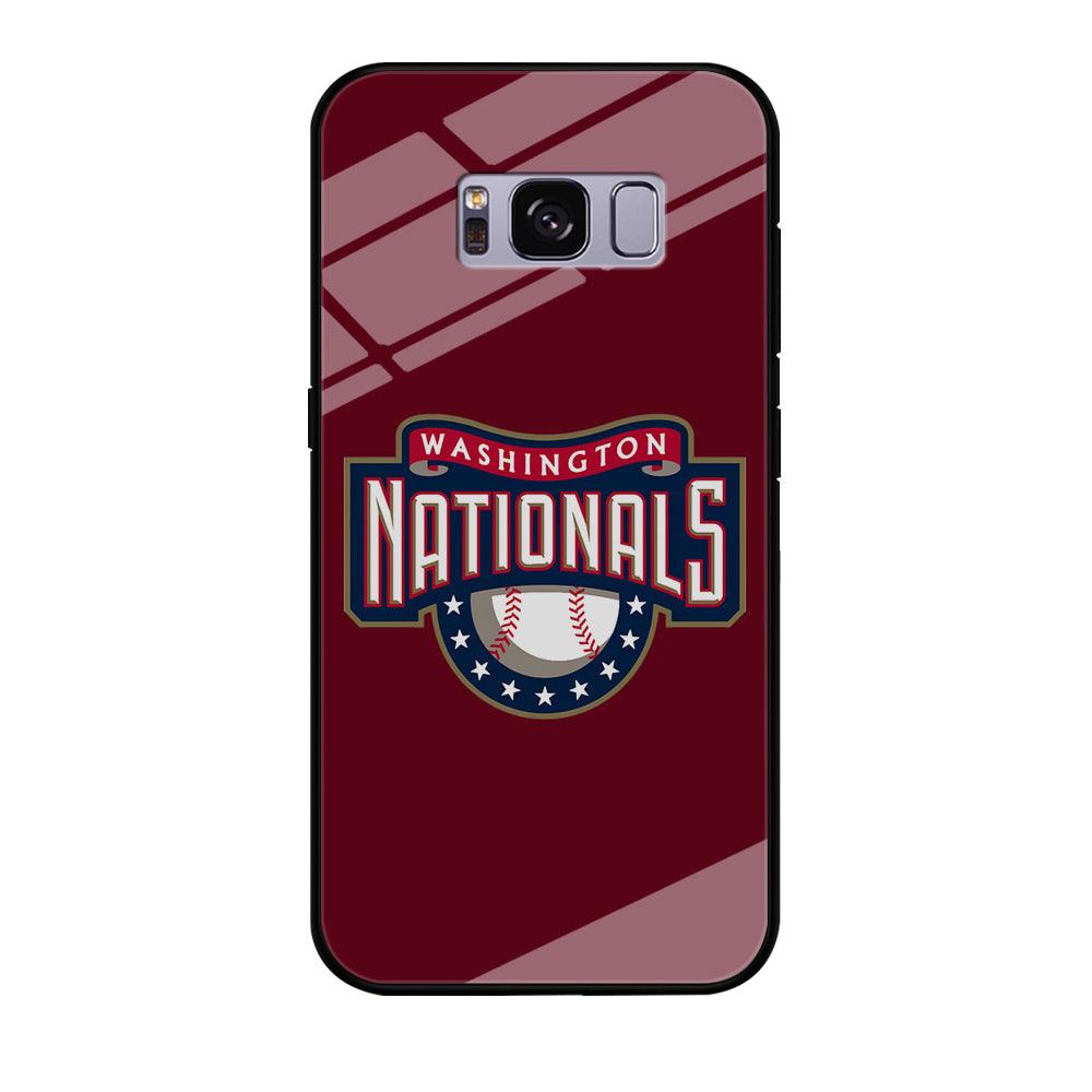 Baseball Washington Nationals MLB 002 Samsung Galaxy S8 Case-Tempered Glass Case-Xtracase