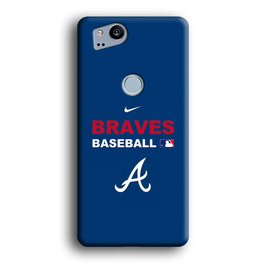 Baseball Atlanta Braves MLB 001 Google Pixel 2 XL 3D Case-Xtracase
