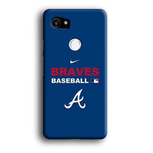 Baseball Atlanta Braves MLB 001 Google Pixel 2 XL 3D Case-Xtracase