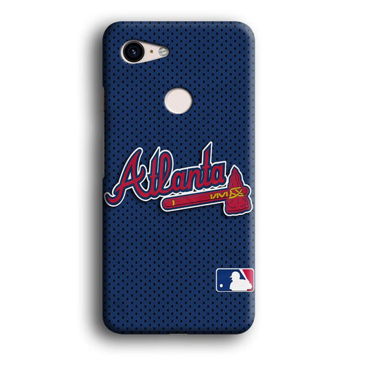 Baseball Atlanta Braves MLB 002 Google Pixel 3 3D Case-Xtracase