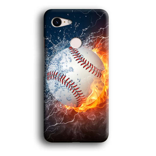 Baseball Ball Cool Art Google Pixel 3 XL 3D Case