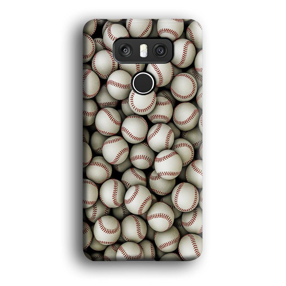Baseball Ball Pattern LG G6 3D Case-Xtracase