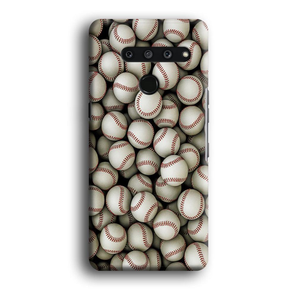 Baseball Ball Pattern LG V50 3D Case-Xtracase