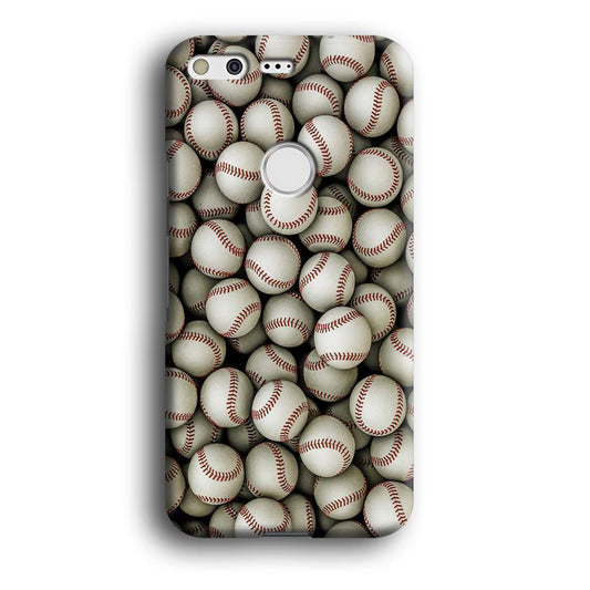 Baseball Ball Pattern Google Pixel XL 3D Case-Xtracase