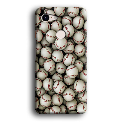 Baseball Ball Pattern Google Pixel 3 XL 3D Case