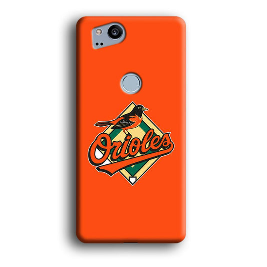 Baseball Baltimore Orioles MLB 002 Google Pixel 2 3D Case-Xtracase