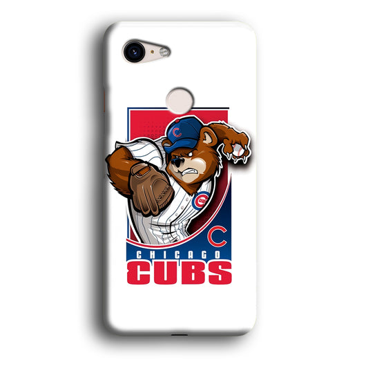 Baseball Chicago Cubs MLB 001 Google Pixel 3 XL 3D Case