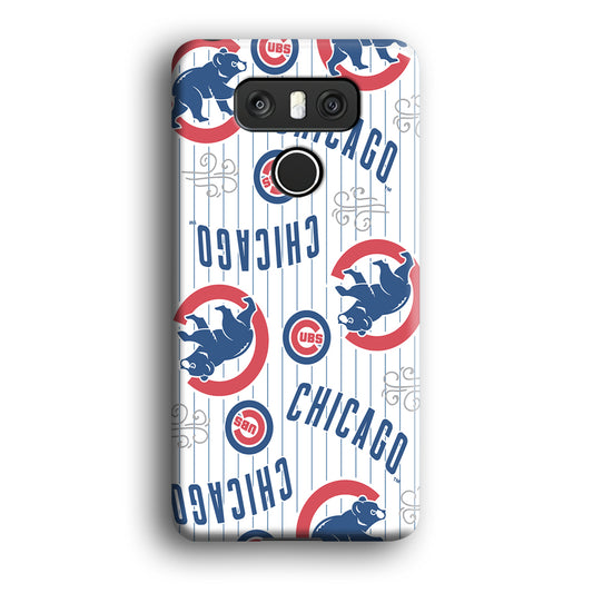 Baseball Chicago Cubs MLB 002 LG G6 3D Case