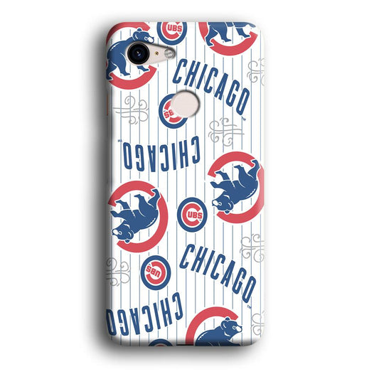 Baseball Chicago Cubs MLB 002 Google Pixel 3 3D Case-Xtracase