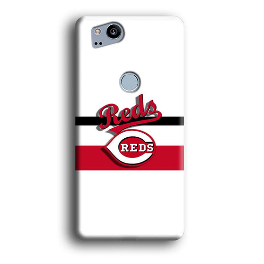 Baseball Cincinnati Reds MLB 001 Google Pixel 2 3D Case-Xtracase