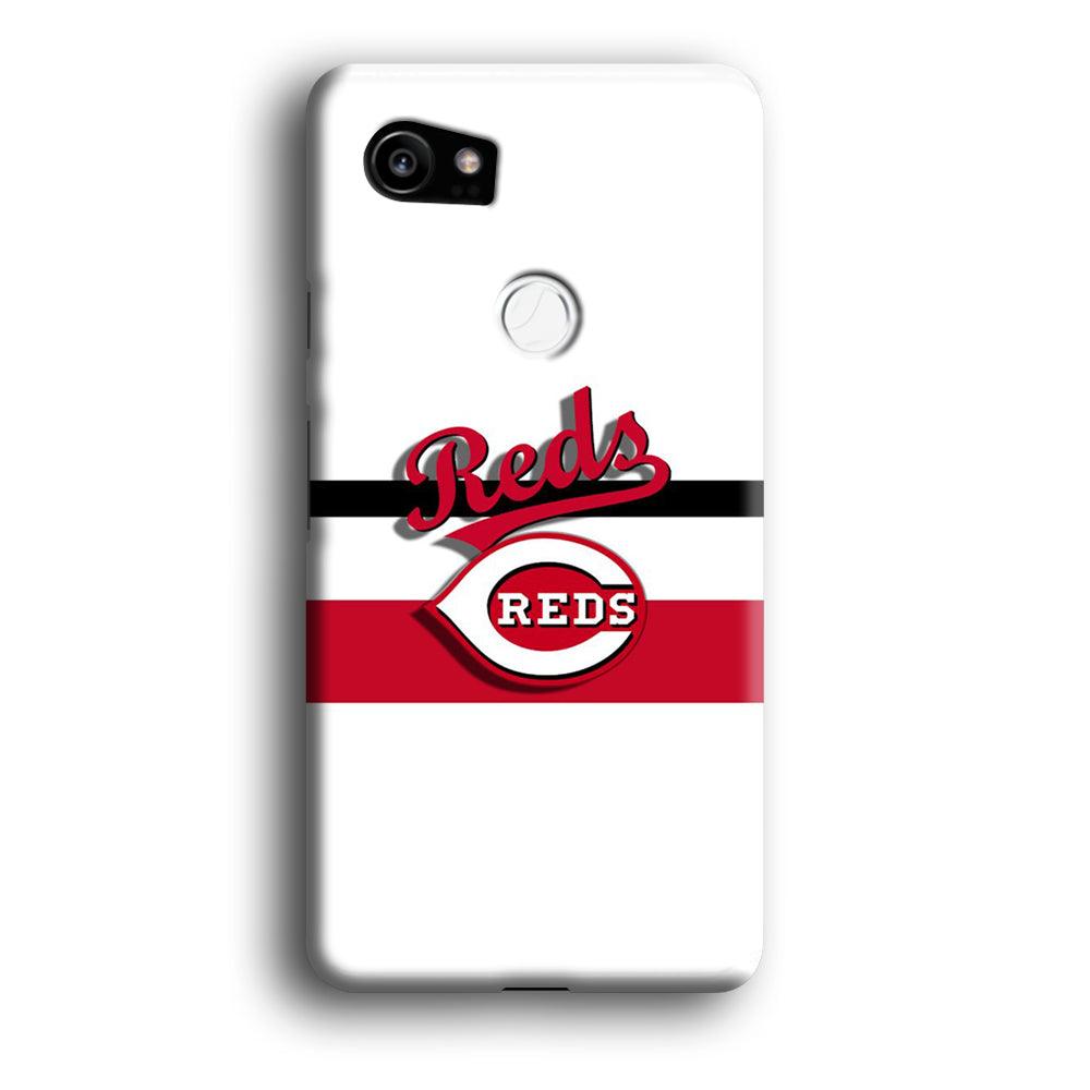 Baseball Cincinnati Reds MLB 001 Google Pixel 2 XL 3D Case-Xtracase