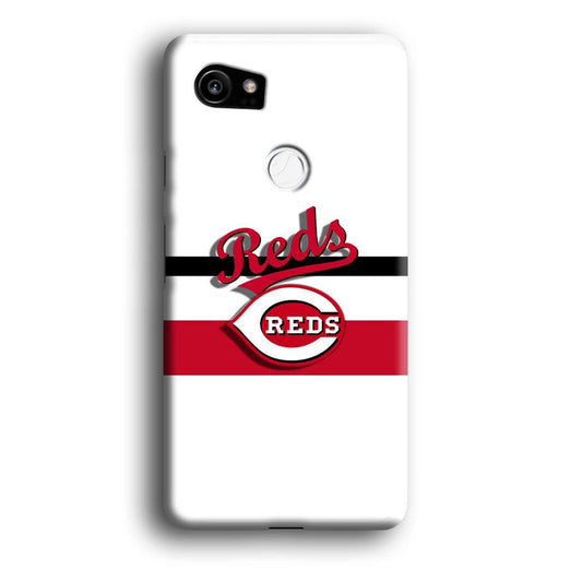 Baseball Cincinnati Reds MLB 001 Google Pixel 2 XL 3D Case-Xtracase
