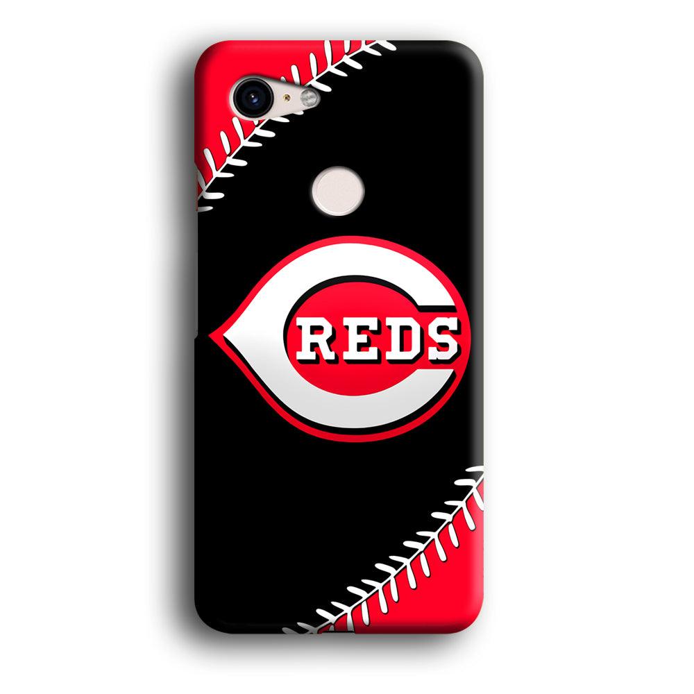 Baseball Cincinnati Reds MLB 002 Google Pixel 3 3D Case-Xtracase