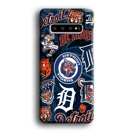 Baseball Detroit Tigers MLB 002 Samsung Galaxy S10 Case