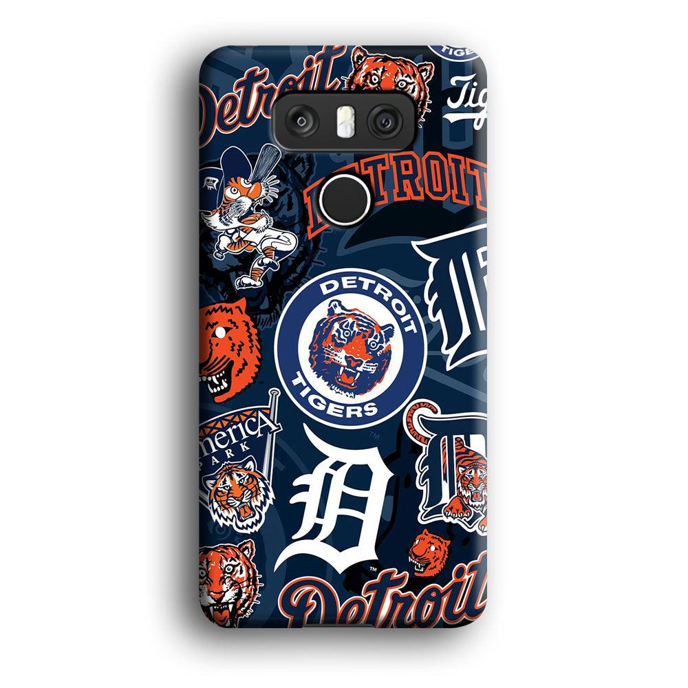 Baseball Detroit Tigers MLB 002 LG G6 3D Case-Xtracase