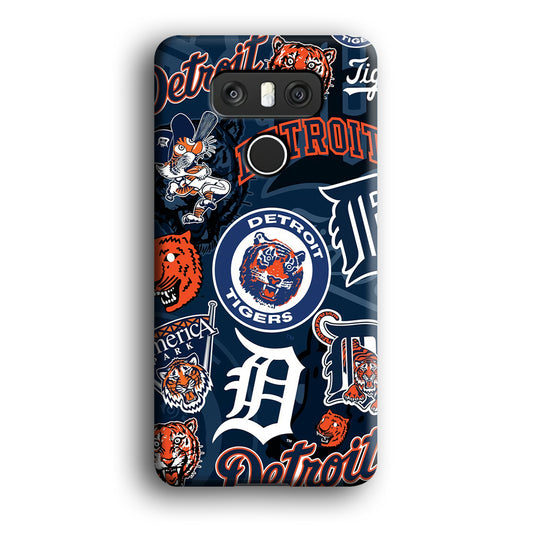 Baseball Detroit Tigers MLB 002 LG G6 3D Case