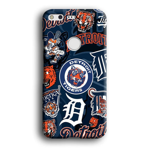 Baseball Detroit Tigers MLB 002 Google Pixel 3D Case-Xtracase