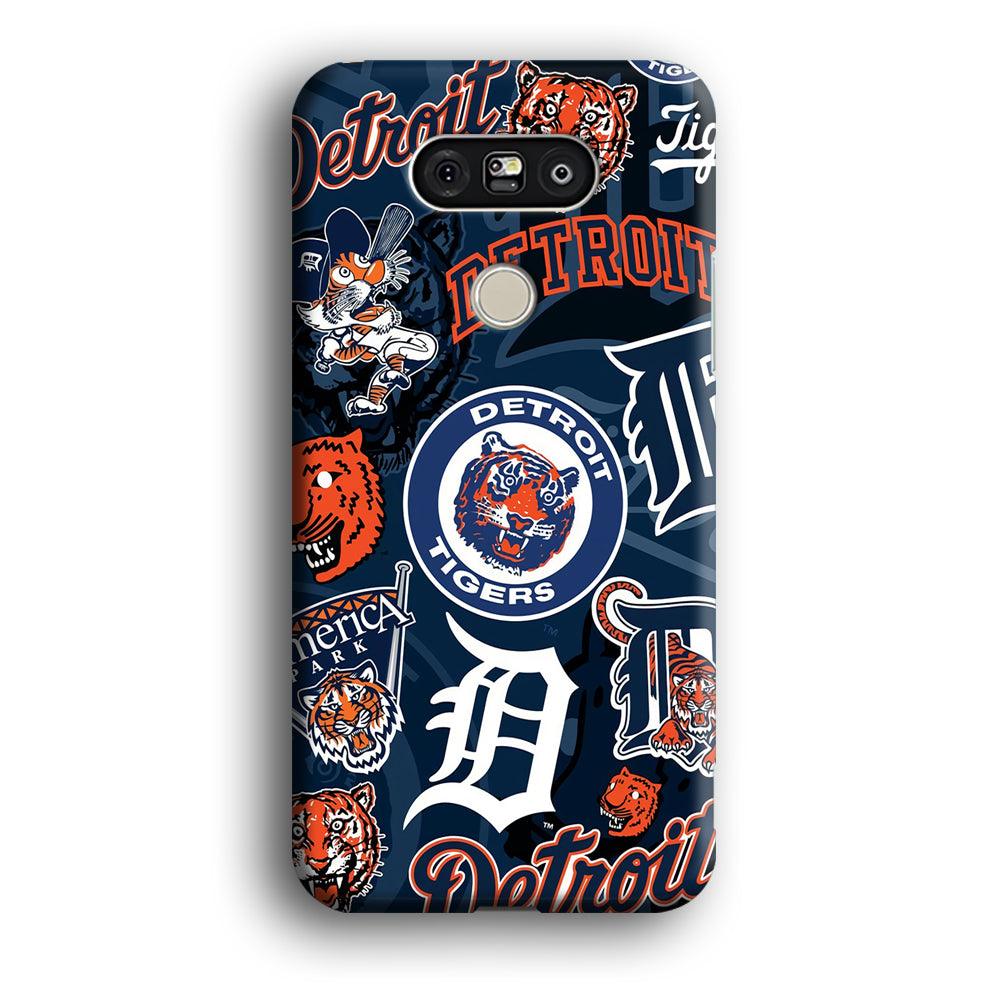 Baseball Detroit Tigers MLB 002 LG G5 3D Case-Xtracase