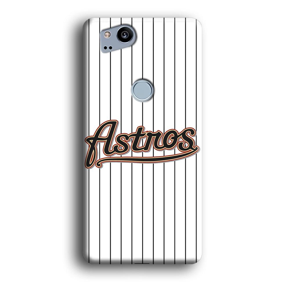Baseball Houston Astros MLB 002 Google Pixel 2 3D Case-Xtracase