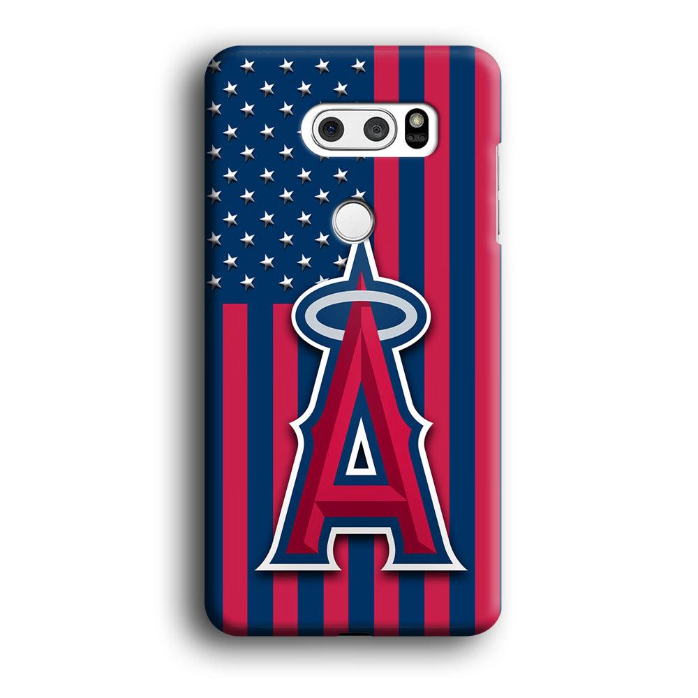 Baseball Los Angeles Angels MLB 001 LG V30 3D Case-Xtracase