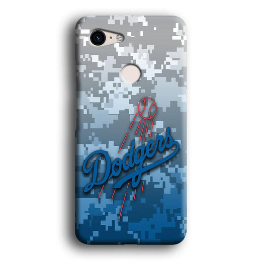 Baseball Los Angeles Dodgers MLB 001 Google Pixel 3 3D Case-Xtracase