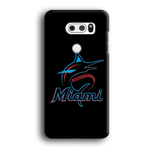 Baseball Miami Marlins MLB 001 LG V30 3D Case-Xtracase
