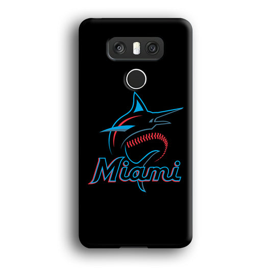 Baseball Miami Marlins MLB 001 LG G6 3D Case