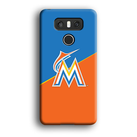 Baseball Miami Marlins MLB 002 LG G6 3D Case